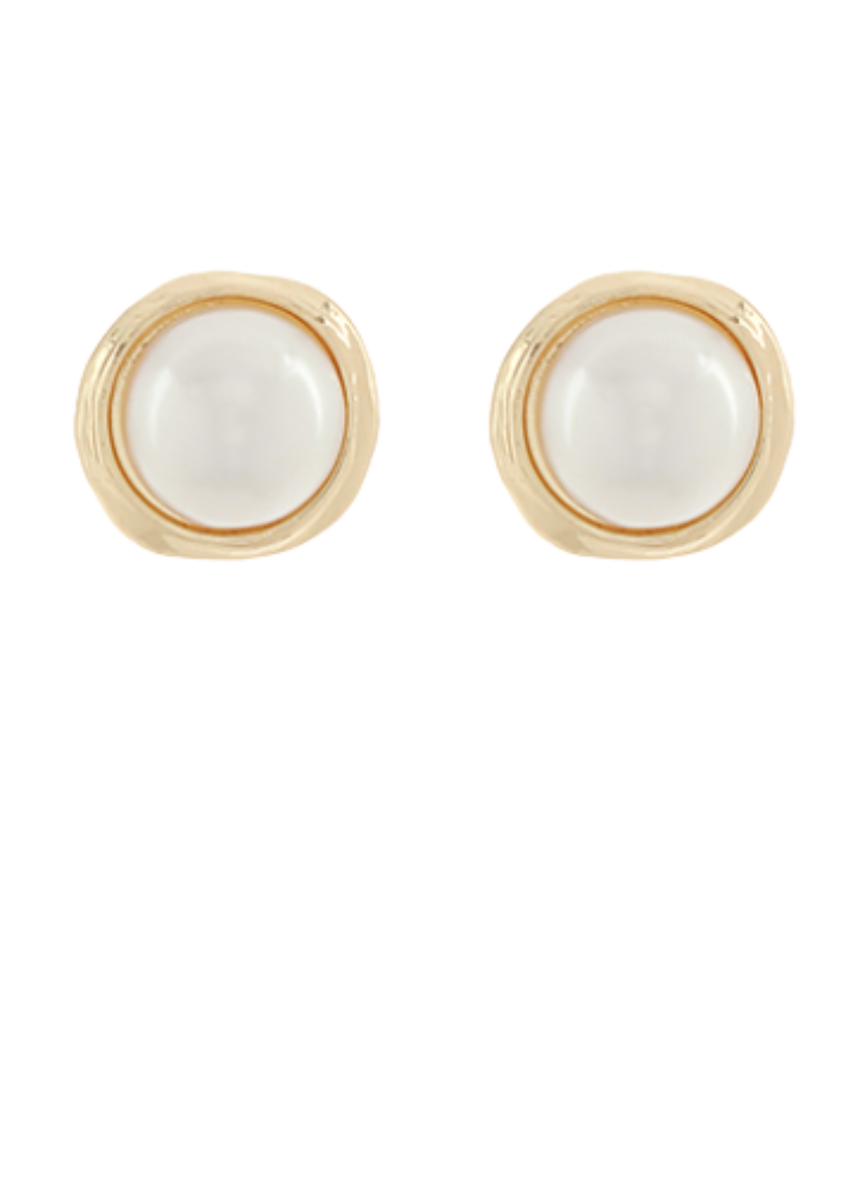 Dome Pearl Earrings