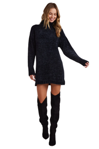 Turtle Neck Sweater Dress