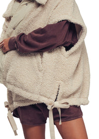 Cozy Boho Western Sherpa Vest