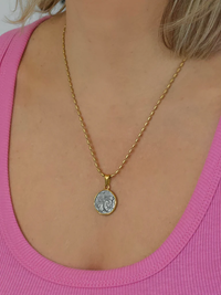 In Charge Coin Necklace