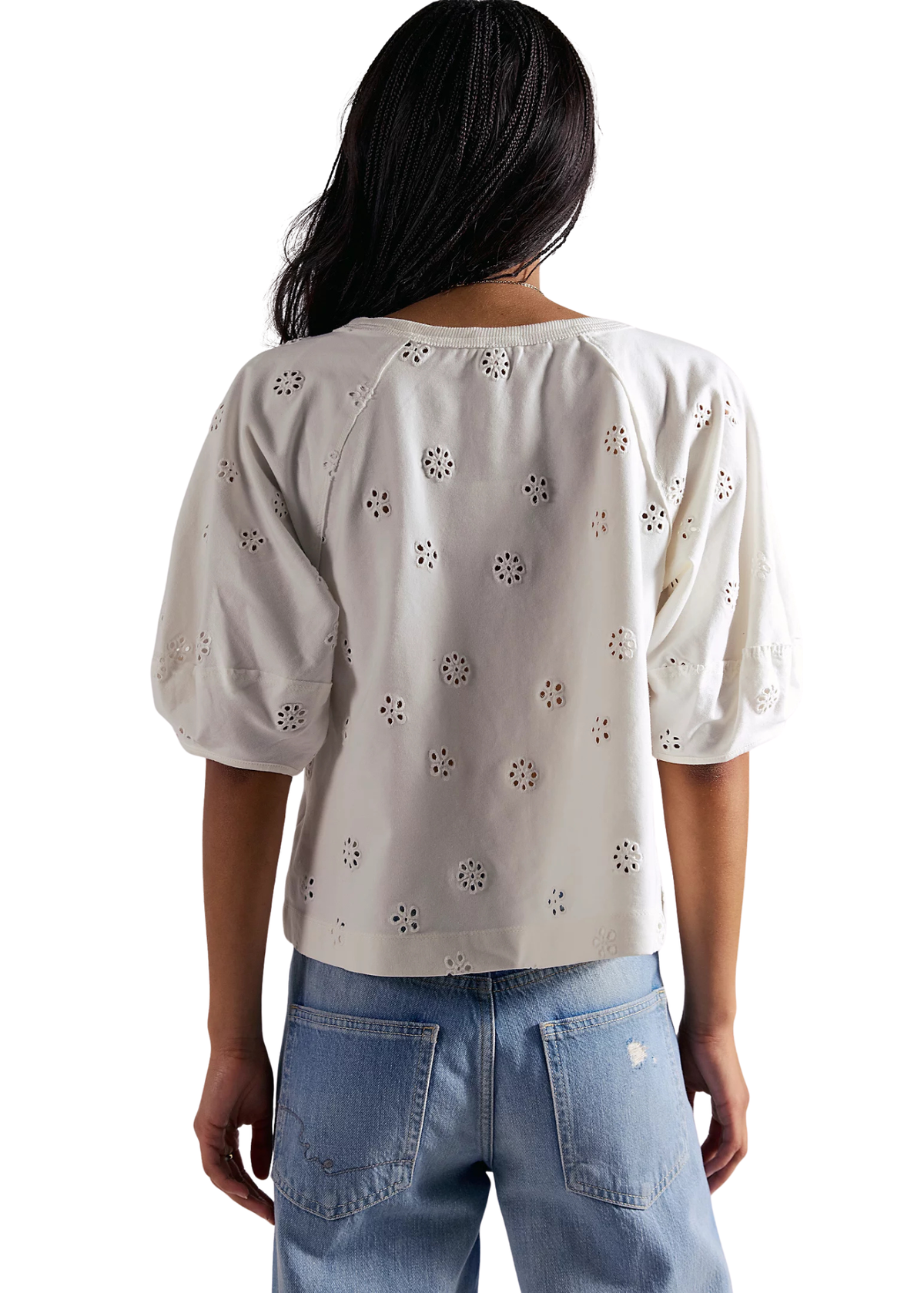 Jessie Eyelet Tee