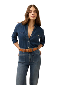 Tried & True Chambray Classic Top