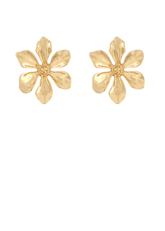 Flower Metal Earrings