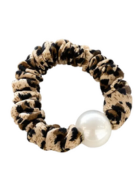 Vintage Leopard Print Hair Scrunchies