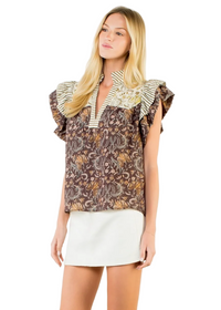 Flutter Sleeve Top