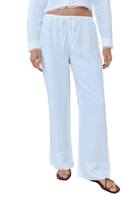 Wide Hem Drawstring Pant