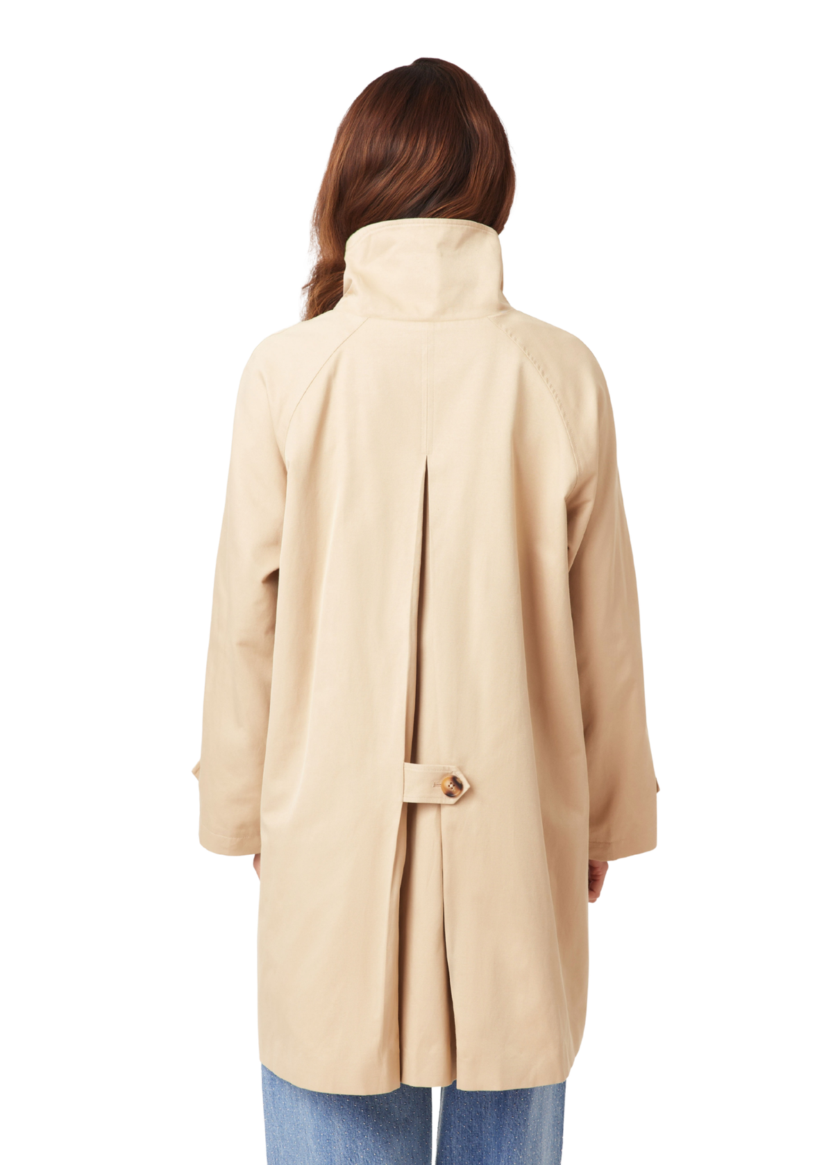 High Neck Trench Coat