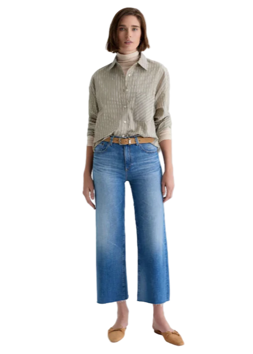 Saige Leg Wide Crop