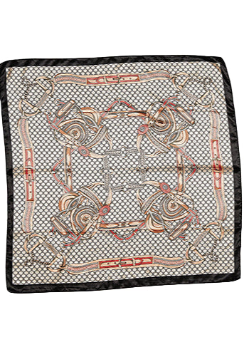 Chain Printed Square Scarf