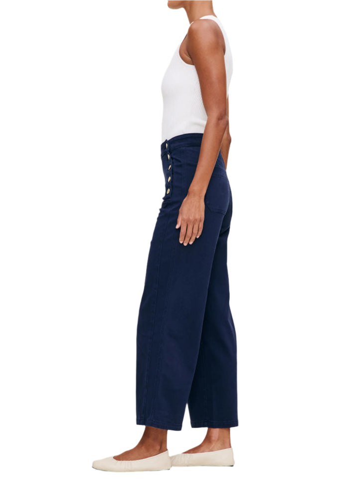 Hepburn Wide Leg: High Rise Ankle