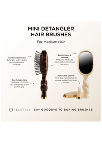 Medium Mini Detangler Brush  - Tortoise