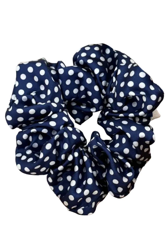 Vintage Polka Dots Elastic Scrunchies