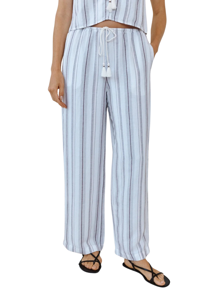 Tassel Drawstring Beach Pant