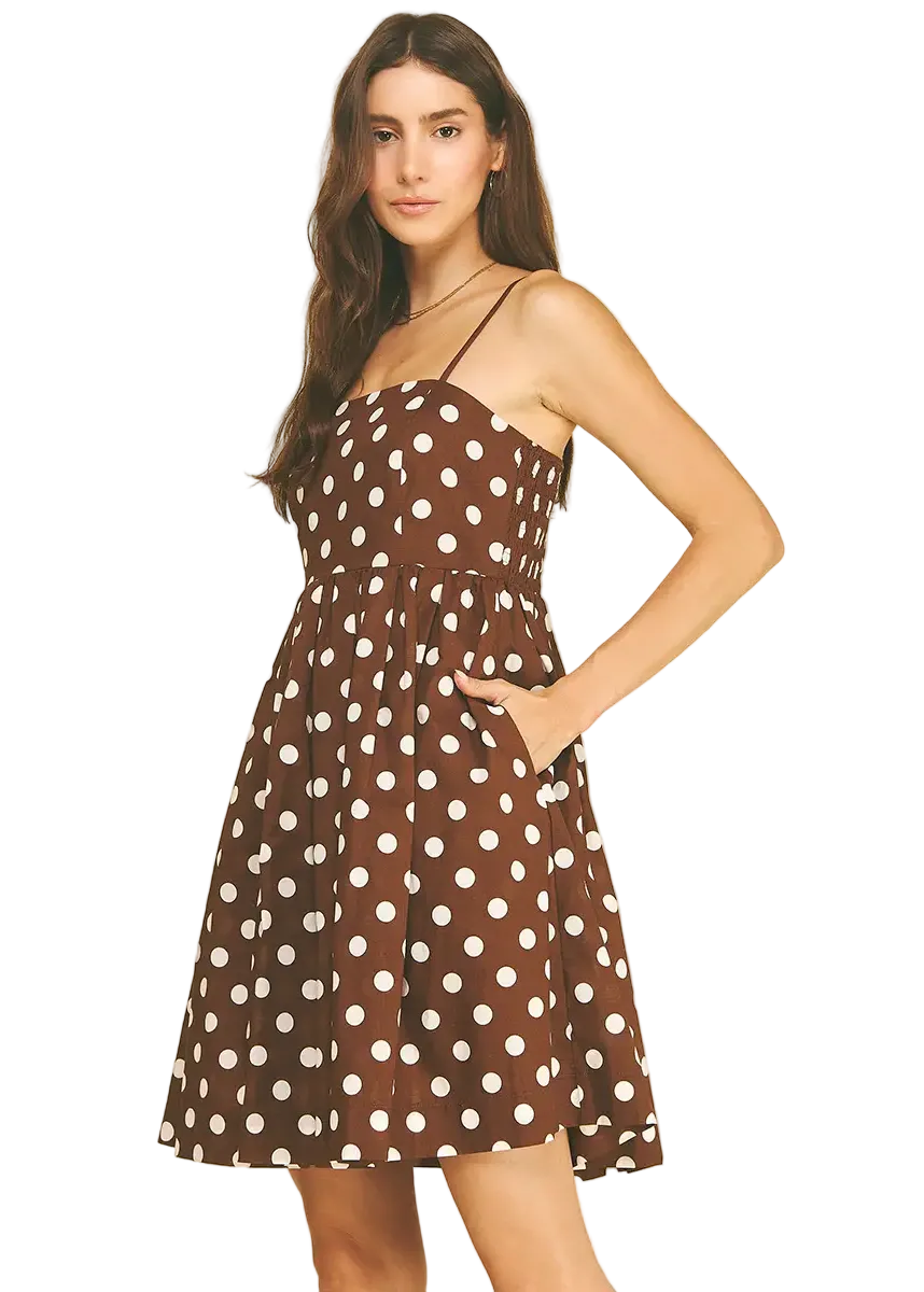 Spaghetti Strap Mini Dress
