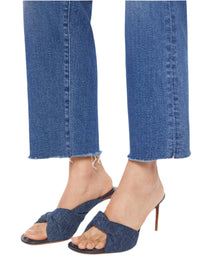 Mid Rise Rambler Zip Ankle Fray