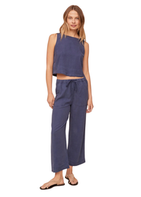 Easy Pocket Wide Leg Crop