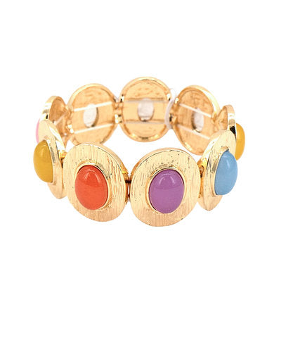 Linked Oval Bracelet - Multi