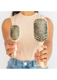Mini Boar Brush - Tan