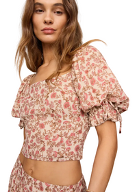Moira Floral Top