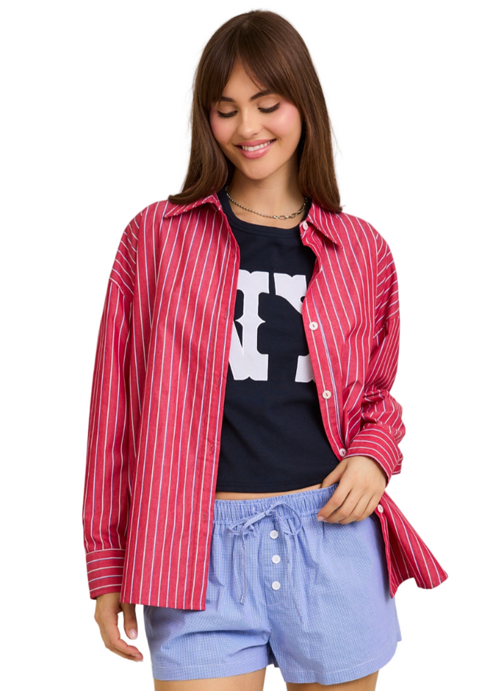 Oversized Shirt Top