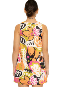 Sleeveless Shift Mini Dress