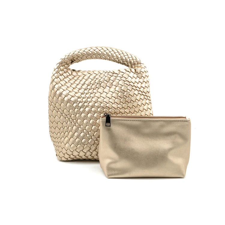 Medium Woven Shoulder Bag