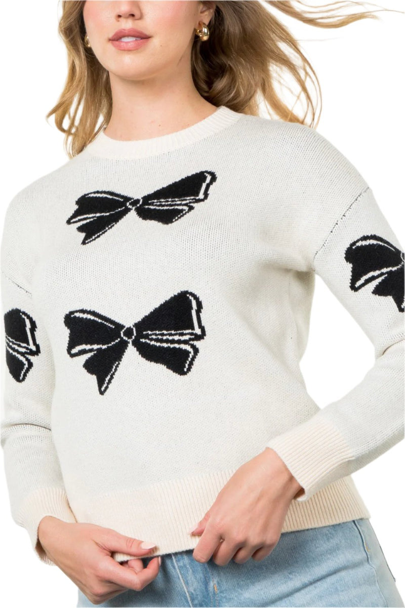 Bow Knit Sweater