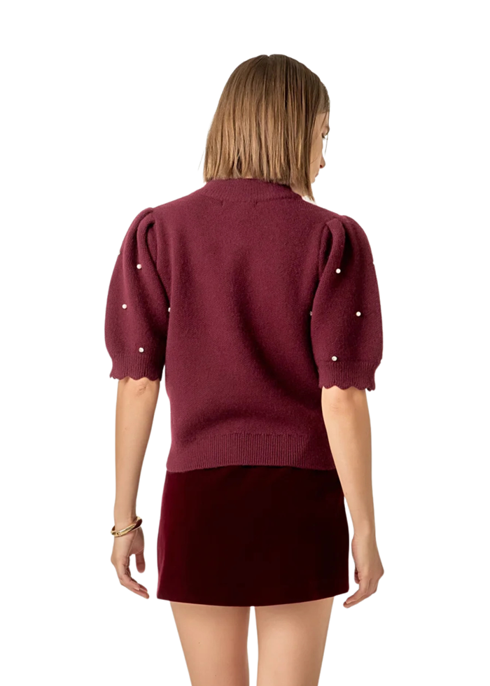 Women's Embellished Knit Sweater