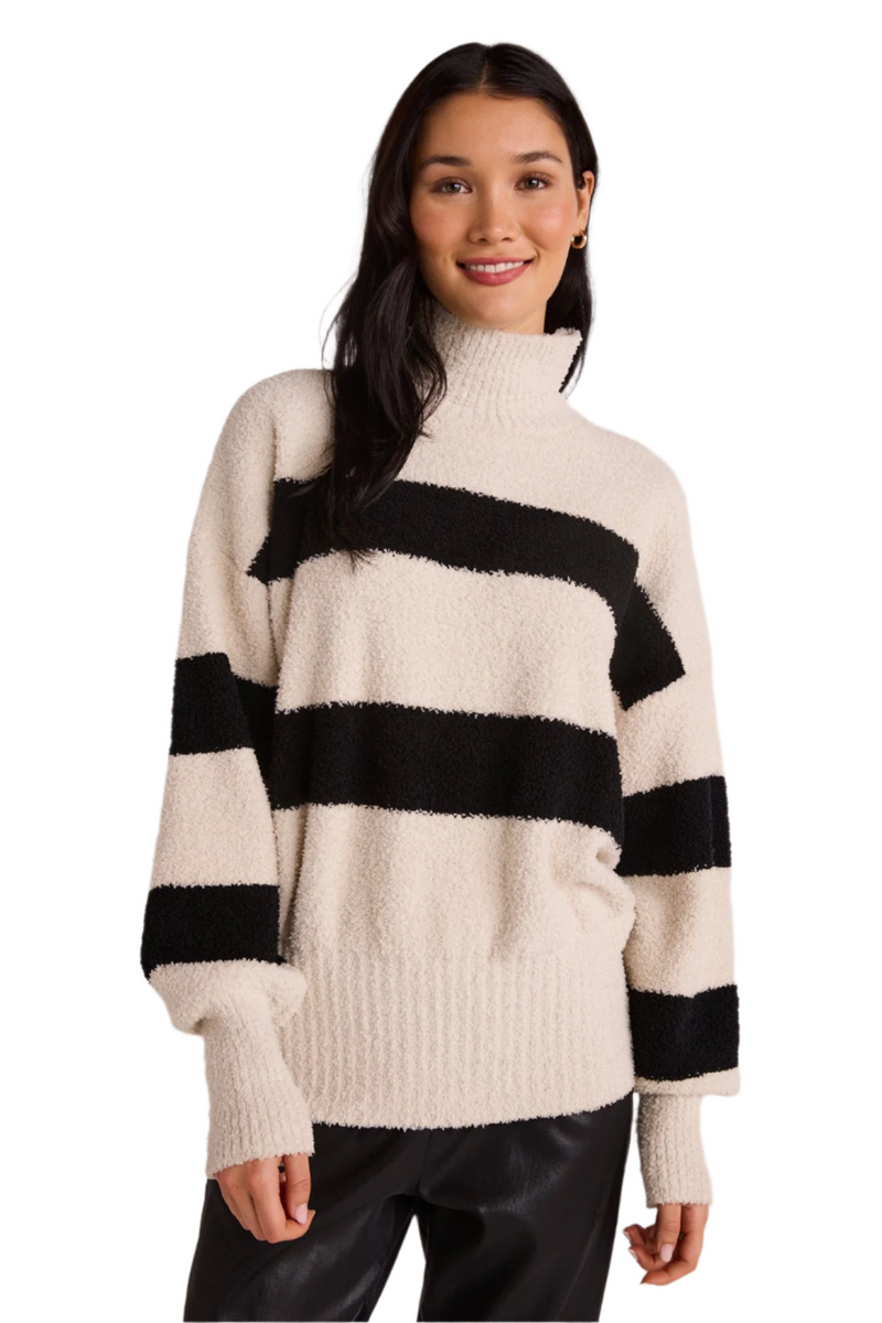 Banded Turtle Neck Sweater