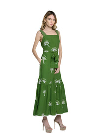 Sadira Embroidered Midi Dress