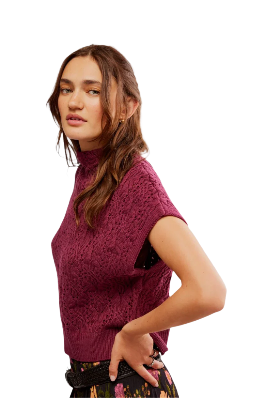 Vickie Mock Neck Sweater