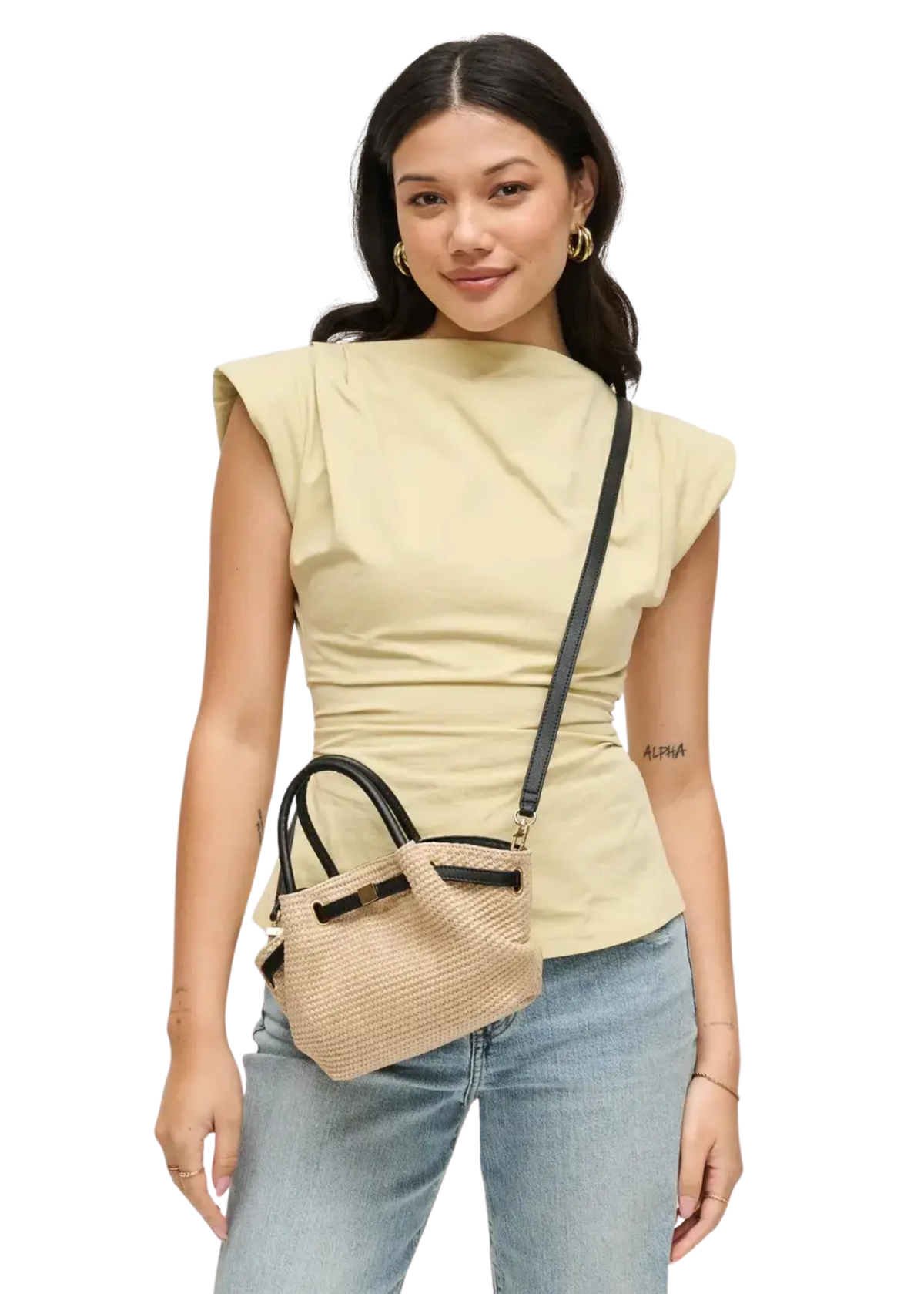 Selena - Straw Crossbody