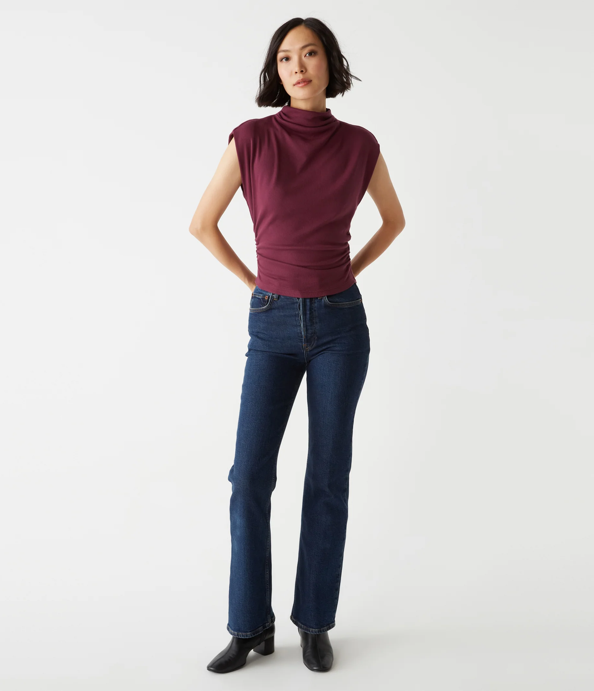 Amara Mock Neck Top