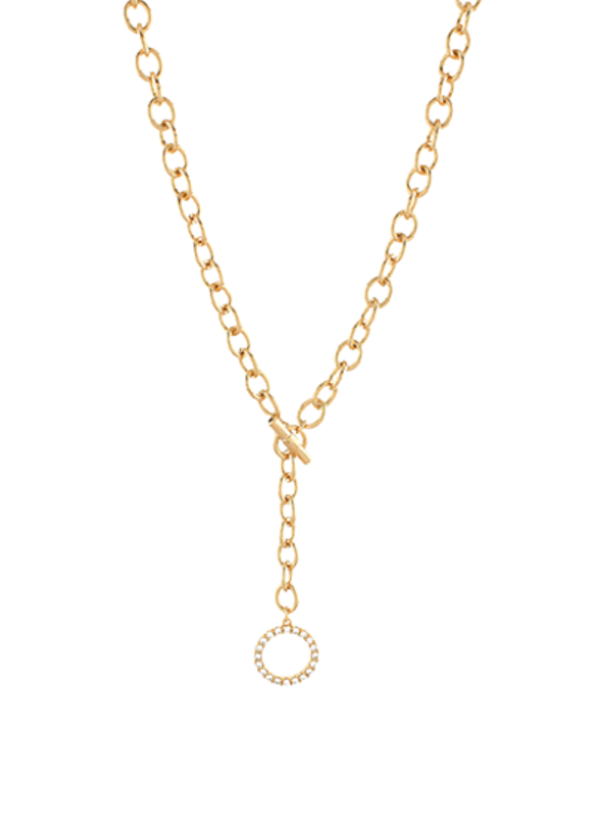 Ring w/Crystal Y Necklace