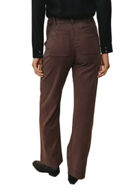 Sydney Wide Leg Pant - Chestnut Brown