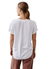 V-Neck Tee - White