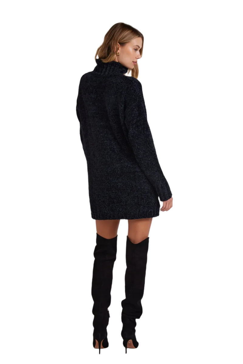 Turtle Neck Sweater Dress