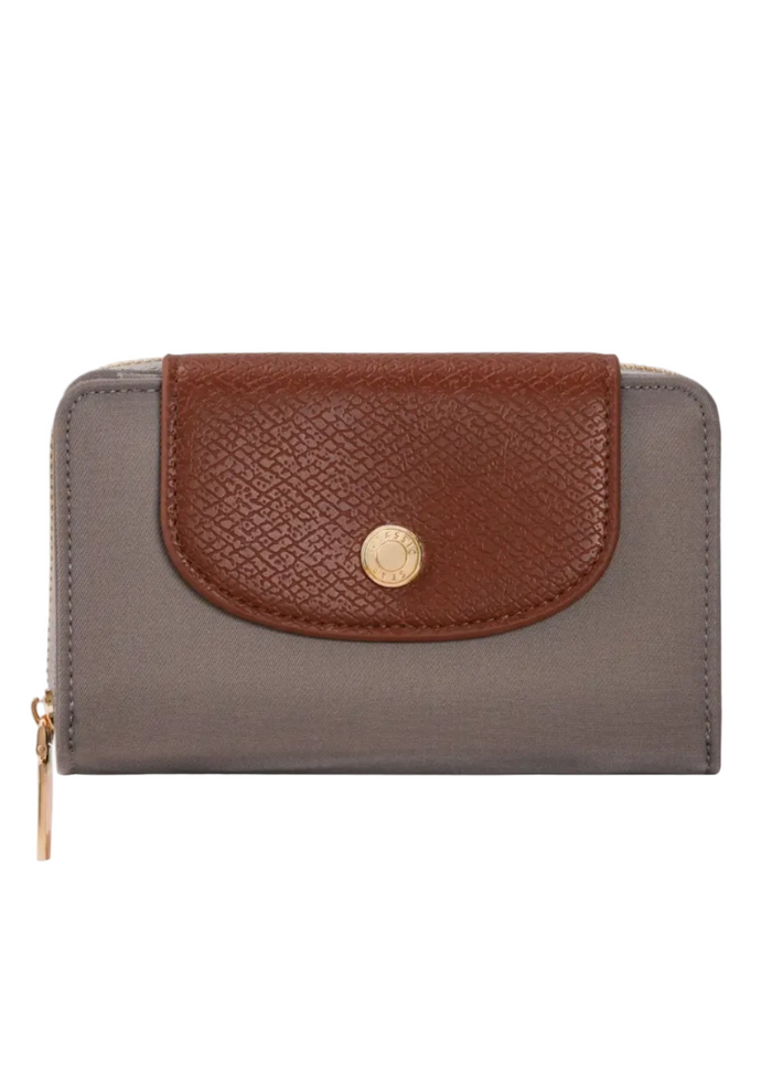 Classic Color Block Coin Purse Wallet