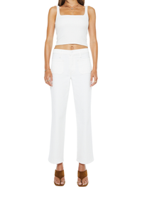 Patch Pocket Mid Rise Maven Ankle