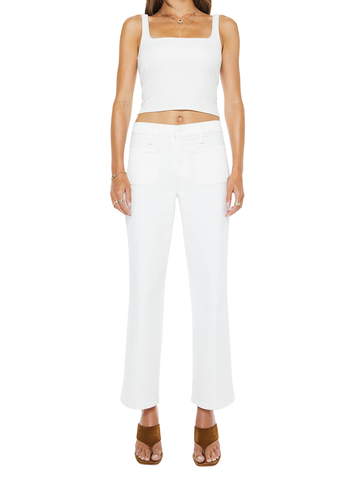 Patch Pocket Mid Rise Maven Ankle