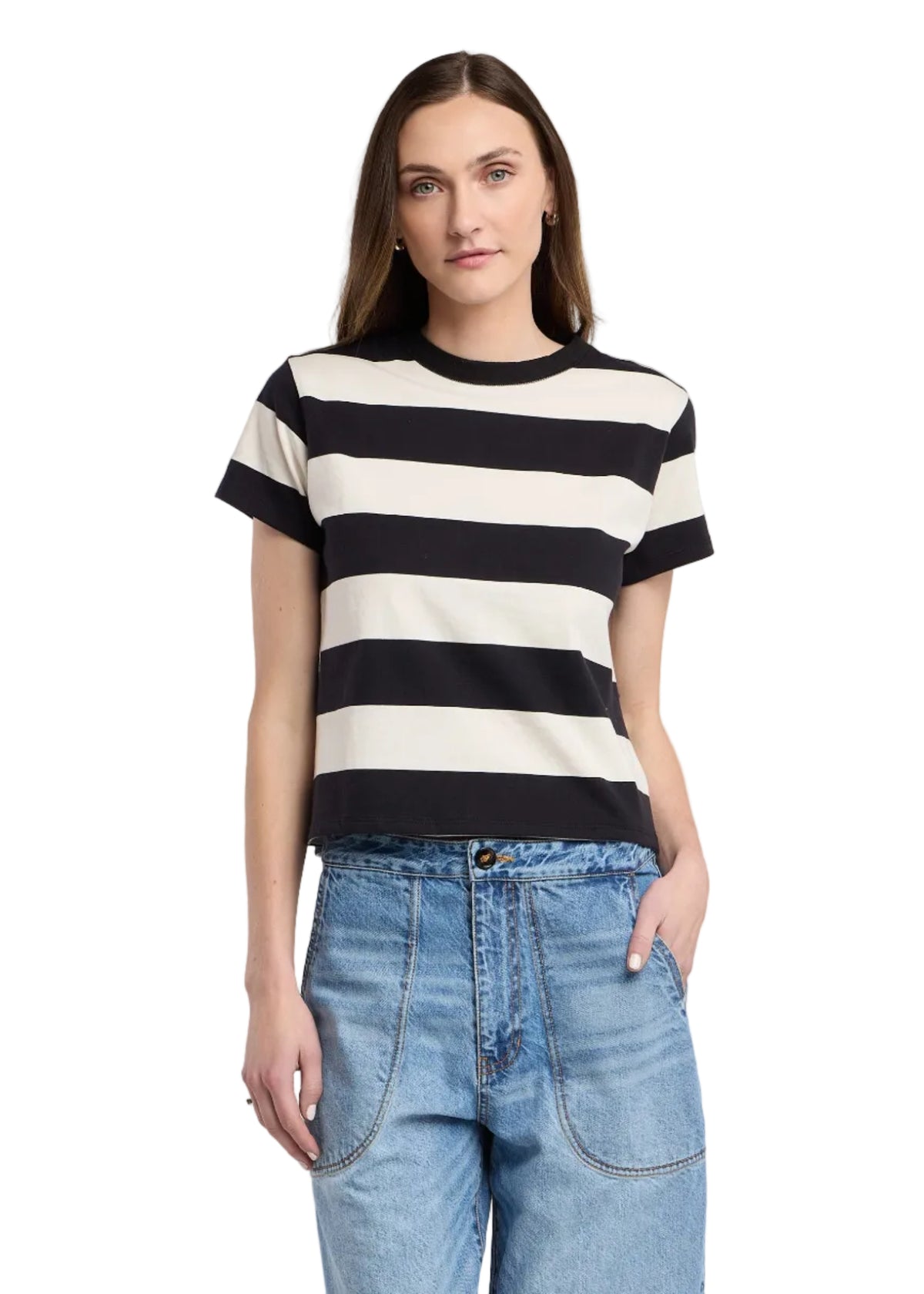Fiona Jersey Stripe Top