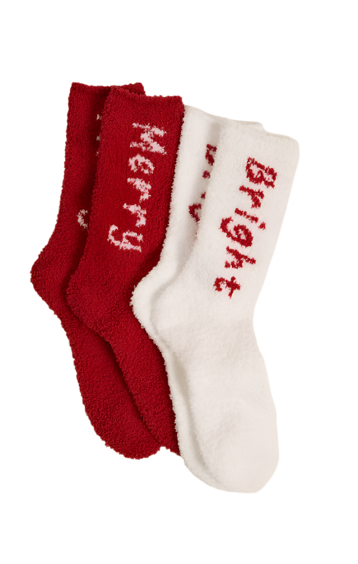 Bright & Merry Socks - 2 Pack