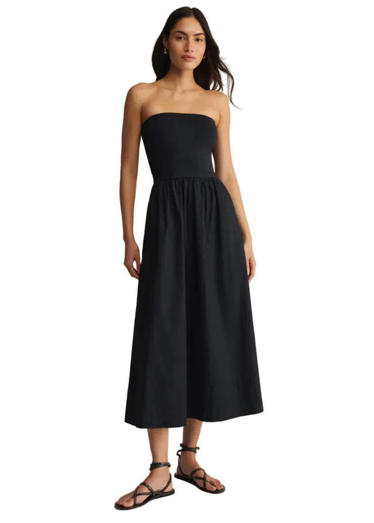 Sunsought Strapless Midi Dress