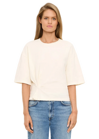 Zinnia Side Pleated Tee