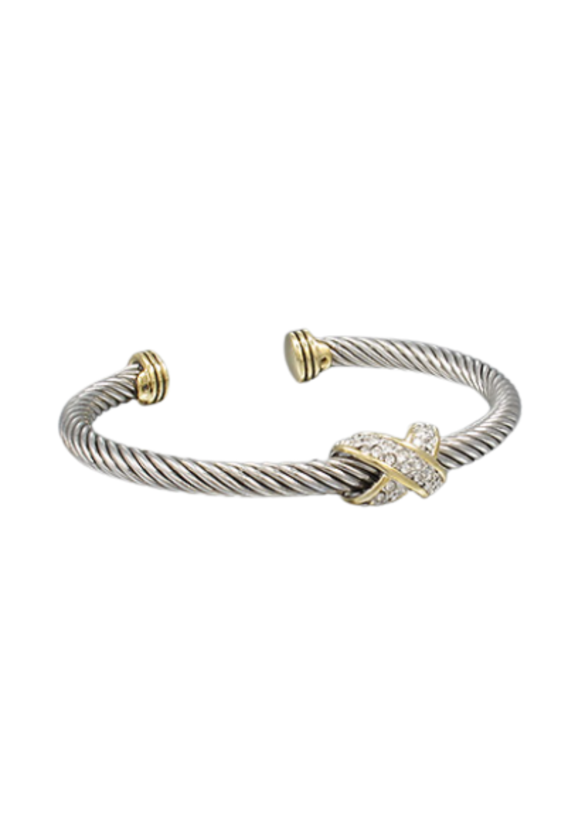 Cable Wire Cuff Bracelet.