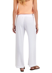 Smocked Waist Wide Leg Pant