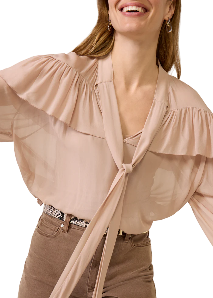 Fade Into You Ruffle Blouse