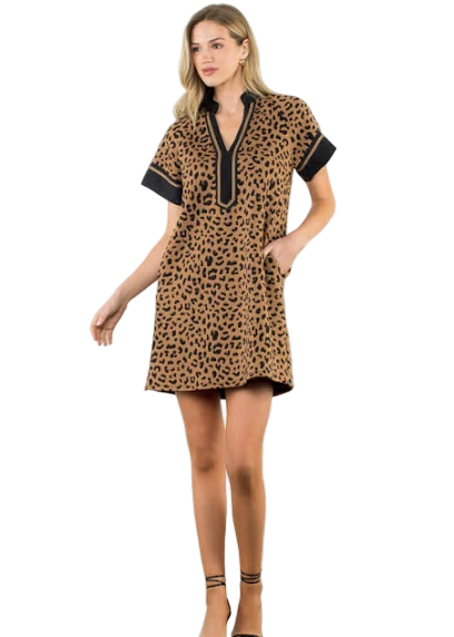 SS Cheetah Print Dress