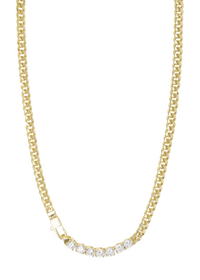 Baby Julian Loves Diamonds Necklace 16'