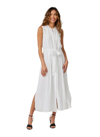 Pintuck Maxi Dress